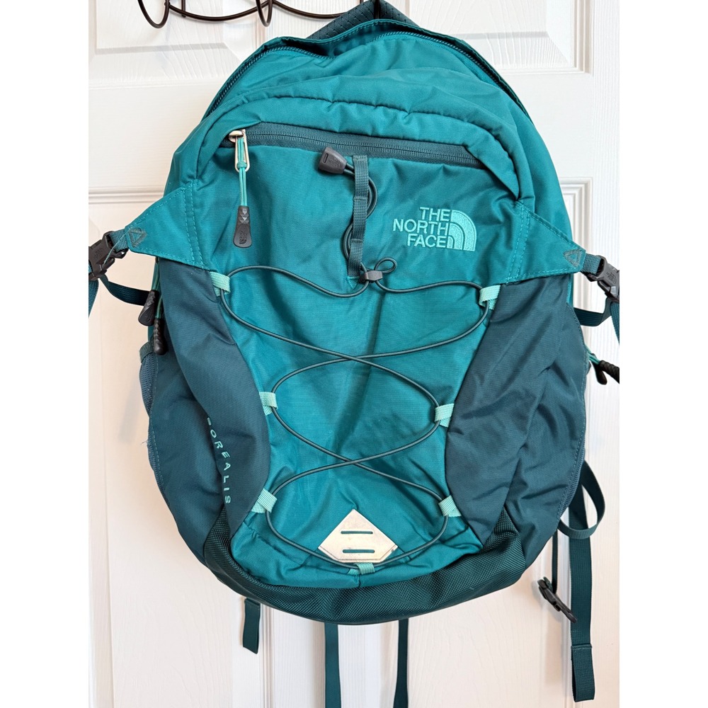 The North Face Borealis Backpack Unisex Teal Green Hiking Laptop Bag Gorpcore